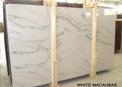 quartzite white white macaubas cross cut