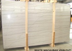 quartzite white white macaubas vein cut